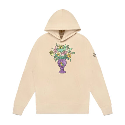 OVO Floral Vase Hoodie Beige