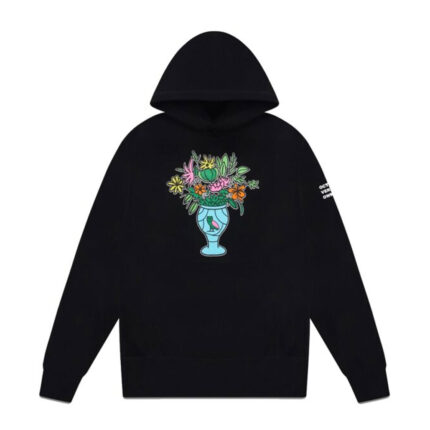 OVO Floral Vase Hoodie Black