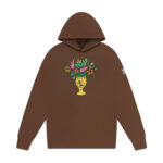 OVO Floral Vase Hoodie Brown