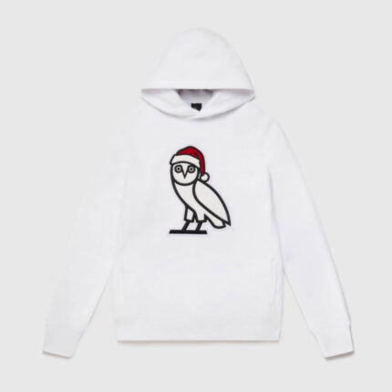 OVO Holiday Owl Combed Cotton Hoodie