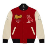 OVO Roots Varsity Jacket Red