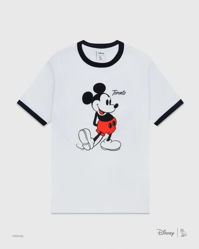 Ovo ©Disney Mickey Ringer T Shirt - White