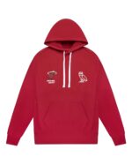 OVO X NBA Heat Hoodie Red