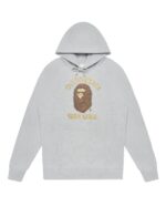 OVO x Bape Subway Tile Hoodie Grey