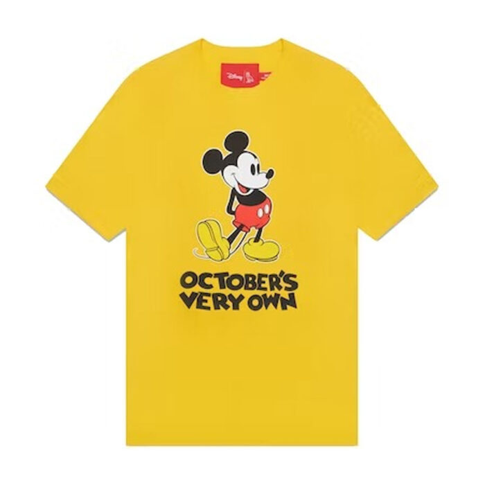 OVO x Disney Classic Mickey T Shirt Yellow