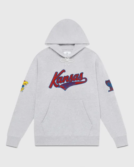 OVO X Kansas Jayhawks Hoodie - Grey