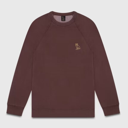 Ovo® Garment Dye Crewneck Sweatshirt Maroon