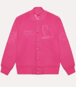 Pink Ovo NFL Varsity Jacket