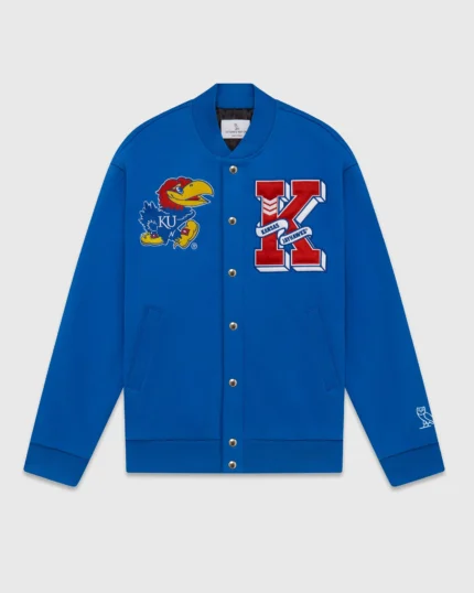 OVO Kansas Jayhawks Fleece Varsity Jacket