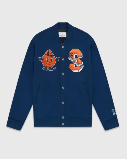 Ovo Syracuse Orange Fleece Varsity Jacket